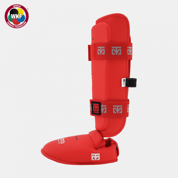 Karate  Tekmelik &  Ayak Kaval Koruyucu  Kırmızı