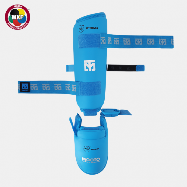 Karate Tekmelik &  Ayak Kaval Koruyucu  (Mavi)