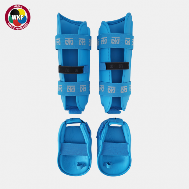 Karate Tekmelik &  Ayak Kaval Koruyucu  (Mavi)