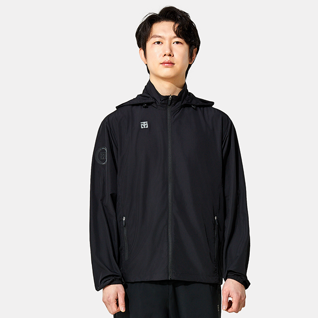 Fonksiyonel Spor Ceket Beyaz SİYAH - 2XL