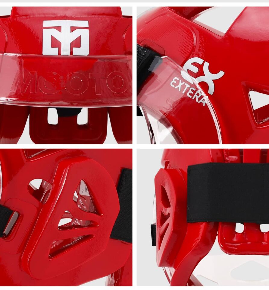 TAEKWONDO EXTERA 3 Pro Yüz Koruyucu Kırmızı